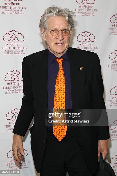 Co-founders of Tibet House New York, Robert Thurman attends Tibet House Benefit Concert After Party 2015 at Metropolitan West on March 6, 2015 in New...