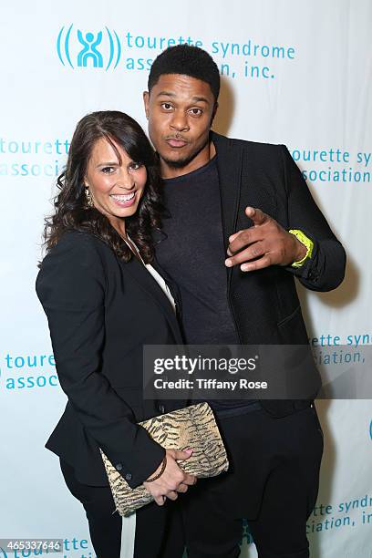 Actor Pooch Hall and his wife Linda Hall attend the Second Annual Hollywood Heals: Spotlight On Tourette Syndrome at House of Blues Sunset Strip on...