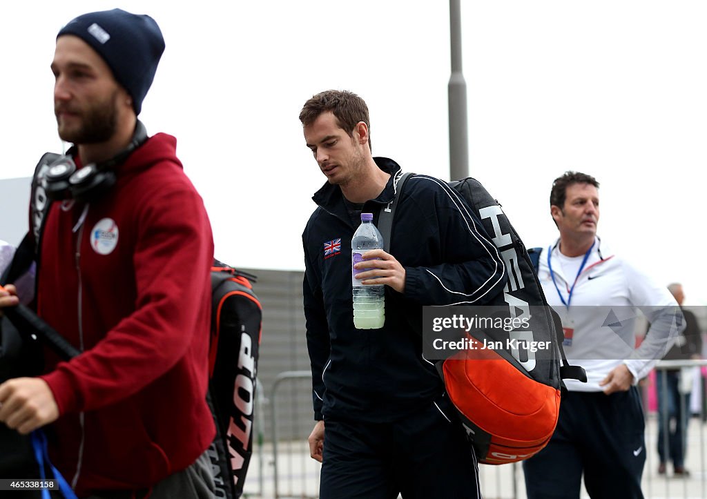 GB v USA - Davis Cup: Day 1