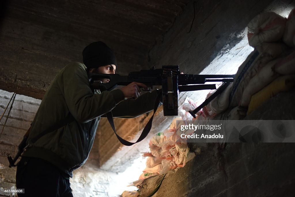 Clashes between Assad regime forces and Damascus Front in Damascus