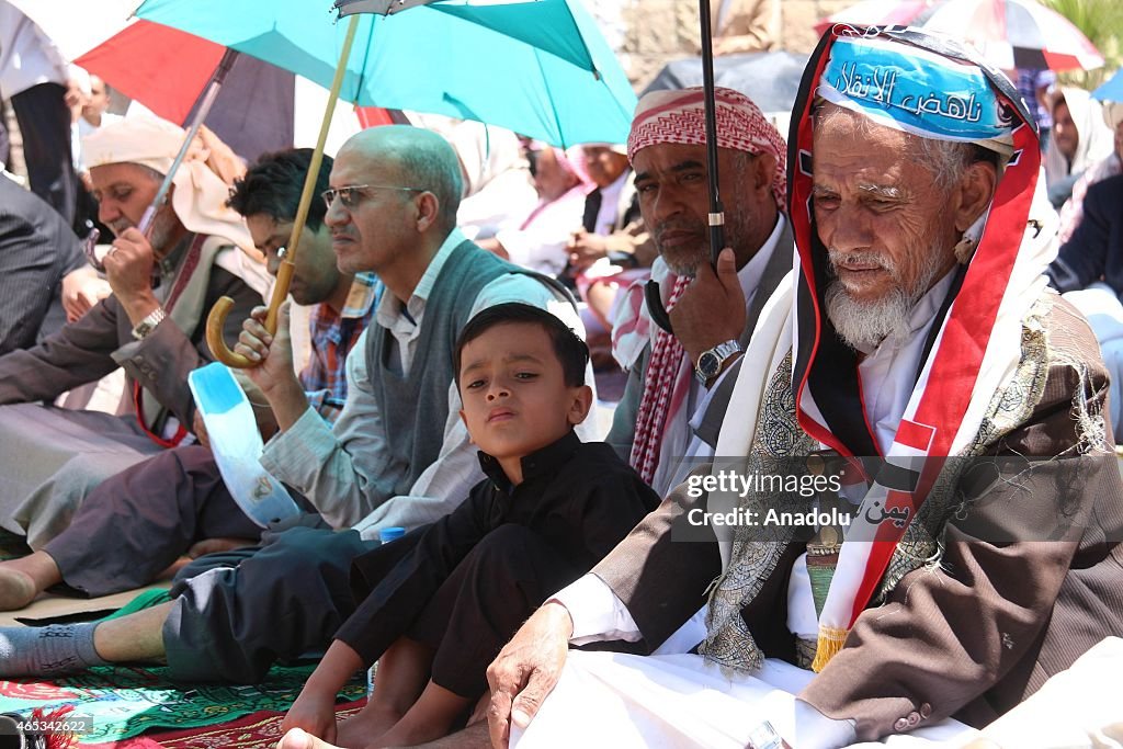 Protest in Yemen after Friday prayer