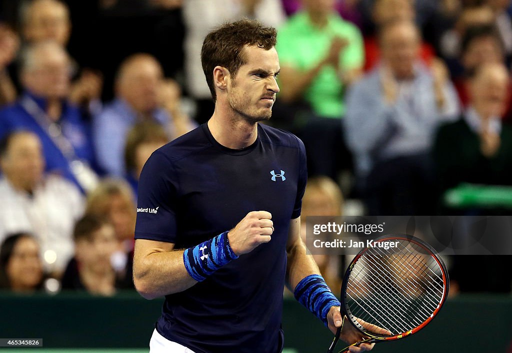 GB v USA - Davis Cup: Day 1