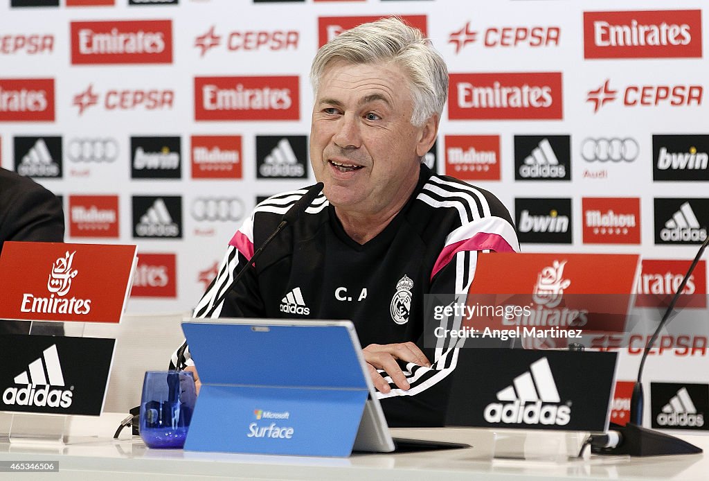 Real Madrid Training and Press Conference