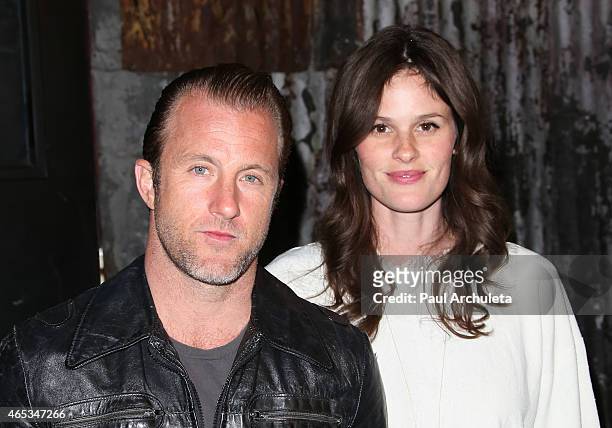 Actors Scott Caan and Kacy Byxbee attend the 2nd annual Hollywood Heals spotlight on Tourette Syndrome at House of Blues Sunset Strip on March 5,...