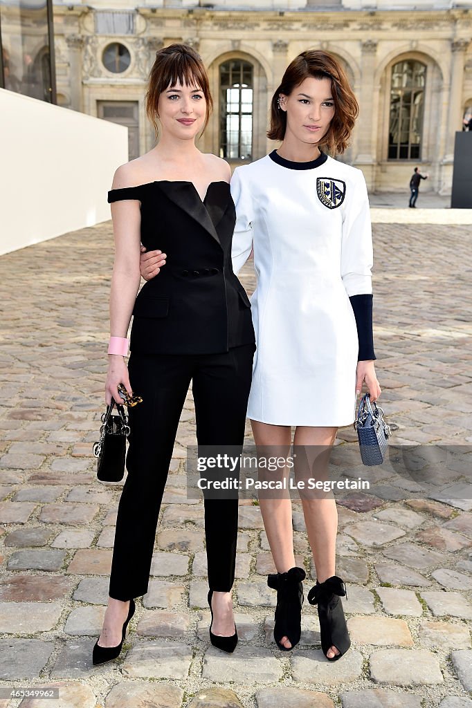 Christian Dior : Outside Arrivals  - Paris Fashion Week Womenswear Fall/Winter 2015/2016