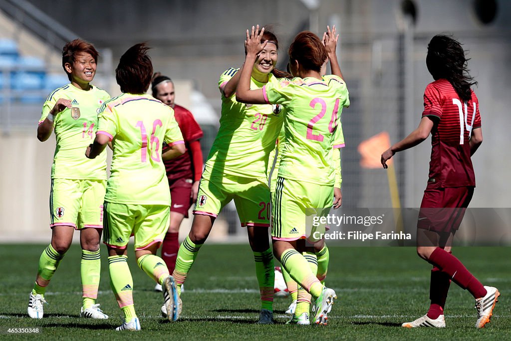 Japan v Portugal - Women's Algarve Cup 2015