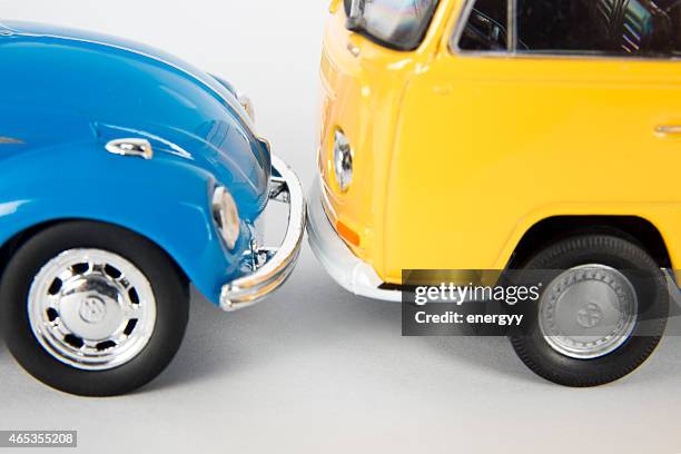 car crash - beetle isolated stock pictures, royalty-free photos & images