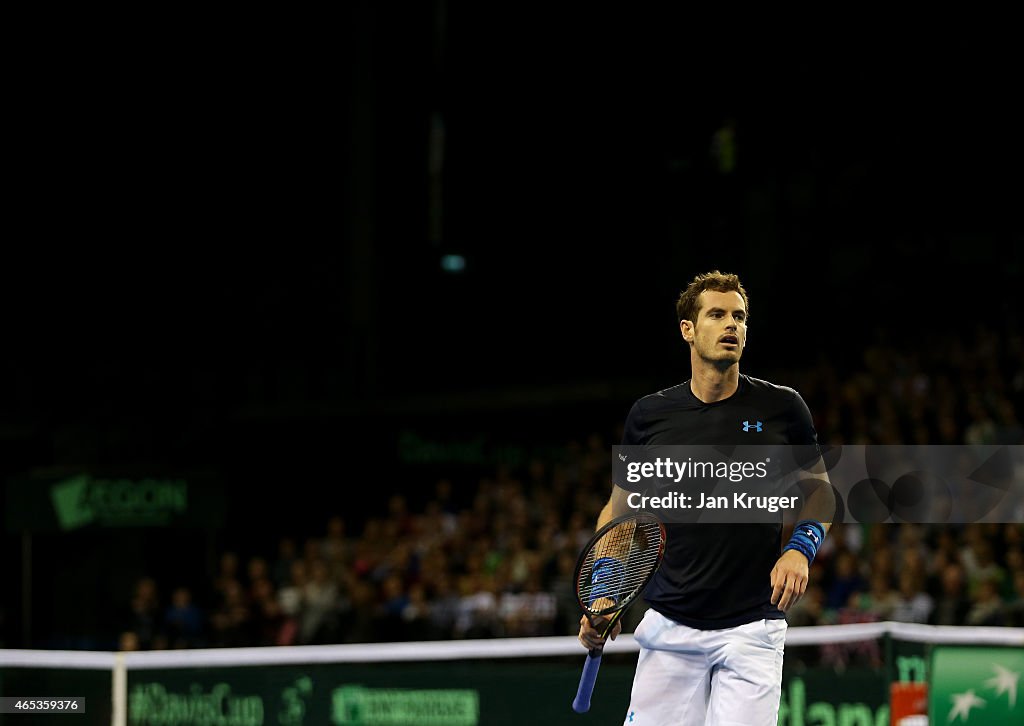 GB v USA - Davis Cup: Day 1