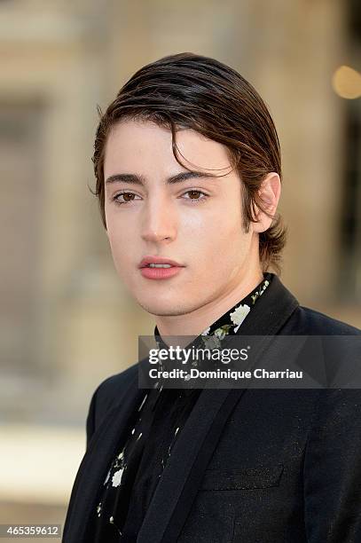 Harry Brant attends the Christian Dior show as part of the Paris Fashion Week Womenswear Fall/Winter 2015/2016 on March 6, 2015 in Paris, France.