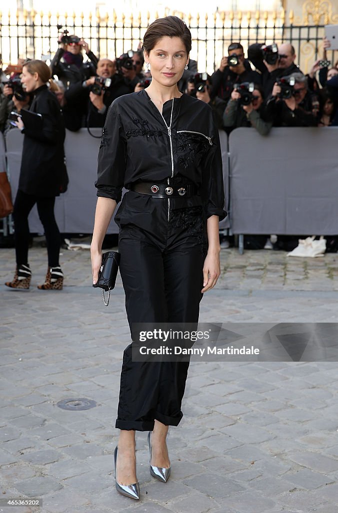 Celebrity Sightings On Day 4  Of Paris Fashion Week Fall Winter 2015/2016