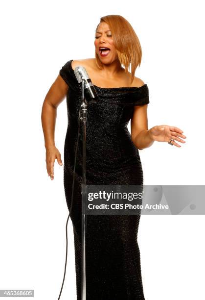 Singer Queen Latifah poses for a portrait in the CBS/GRAMMY Awards photo gallery during the 56th GRAMMY Awards at Staples Center on January 26, 2014...