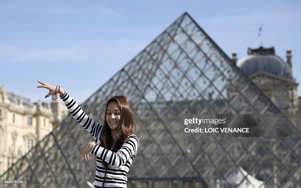 FRANCE-MONUMENT-LOUVRE-PYRAMID-FEATURE