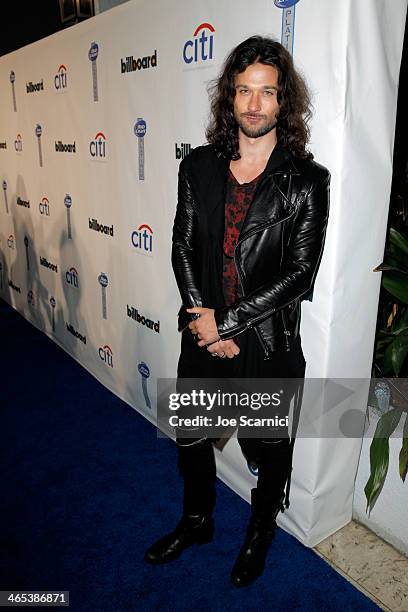 Musical artist Zander Bleck attends the second annual Billboard GRAMMY After Party at The London West Hollywood on January 26, 2014 in West...