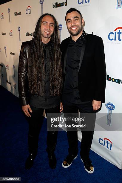 Sultan & Ned Shepard attend the second annual Billboard GRAMMY After Party at The London West Hollywood on January 26, 2014 in West Hollywood,...