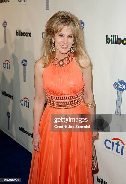 Laura Heatherly, CEO of the T.J. Martell Foundation attends the second annual Billboard GRAMMY After Party at The London West Hollywood on January...