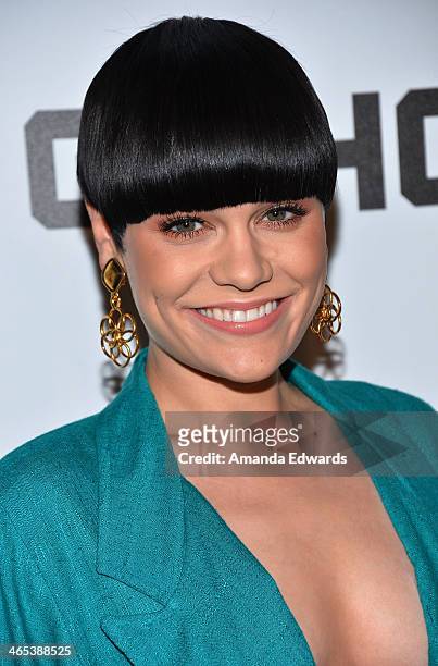 Singer Jessie J arrives at the Republic Records Post GRAMMY Party at 1 OAK on January 26, 2014 in West Hollywood, California.