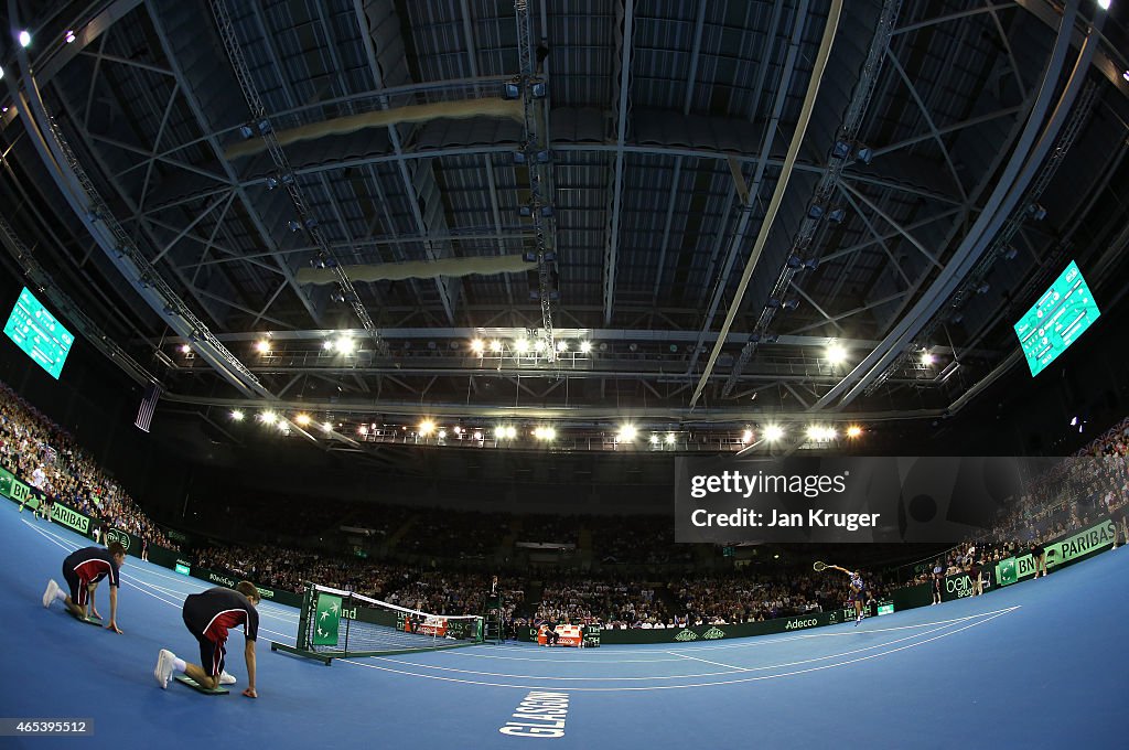 GB v USA - Davis Cup: Day 1