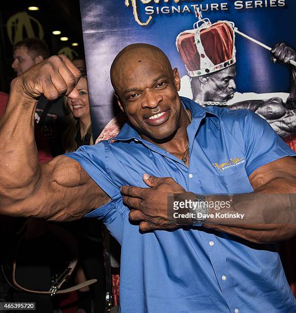 Ronnie Coleman attends the Arnold Sports Festival 2015 - Day 2 on March 6, 2015 in Columbus, Ohio.