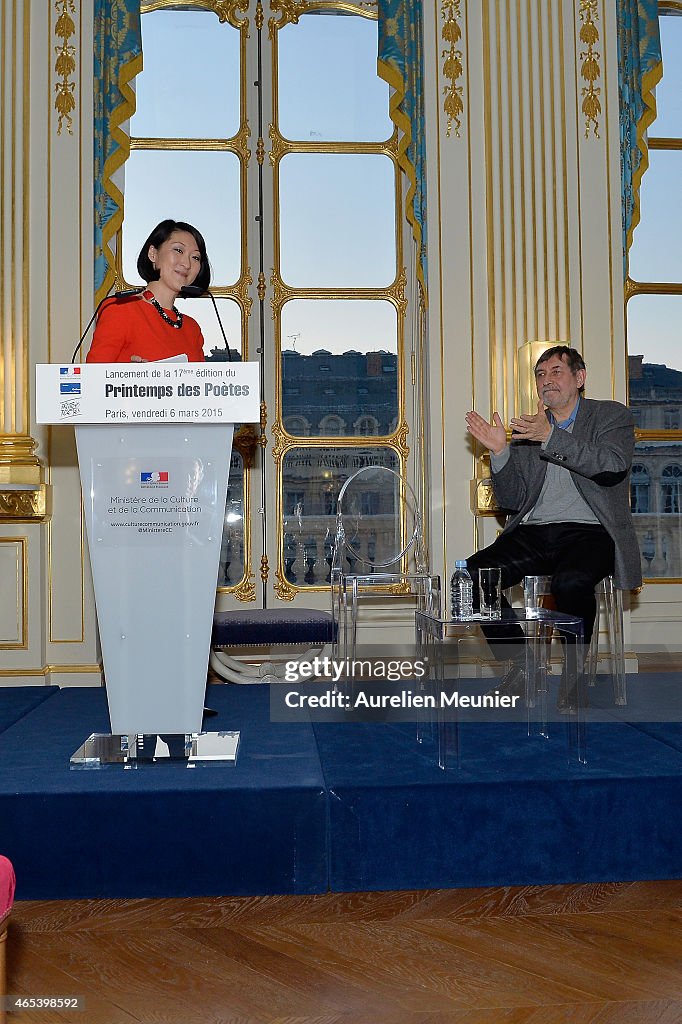 Printemps Des Poetes 2015 At Ministere De La Culture In Paris