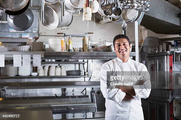 professional chef - chef kitchen stockfoto's en -beelden
