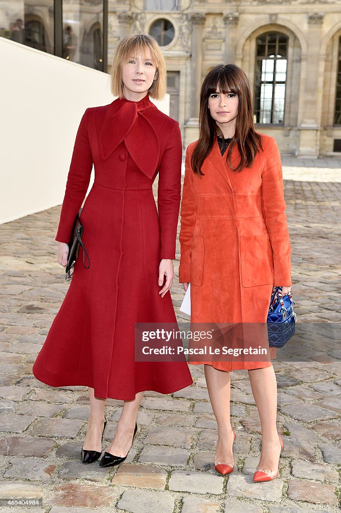 Christian Dior : Outside Arrivals  - Paris Fashion Week Womenswear Fall/Winter 2015/2016