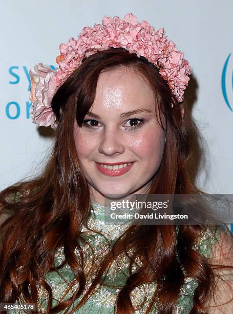 Actress Hayley Gripp attends the 2nd Annual Hollywood Heals: Spotlight On Tourette Syndrome at House of Blues Sunset Strip on March 5, 2015 in West...