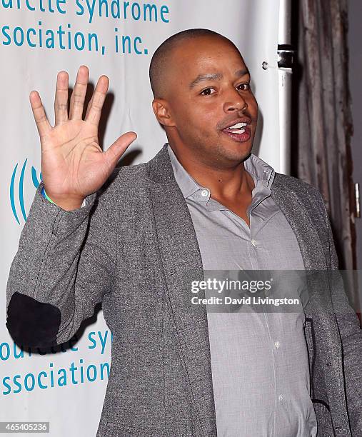 Actor Donald Faison attends the 2nd Annual Hollywood Heals: Spotlight On Tourette Syndrome at House of Blues Sunset Strip on March 5, 2015 in West...