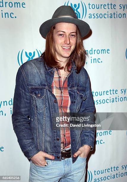 Guitarist Joshua Ray attends the 2nd Annual Hollywood Heals: Spotlight On Tourette Syndrome at House of Blues Sunset Strip on March 5, 2015 in West...