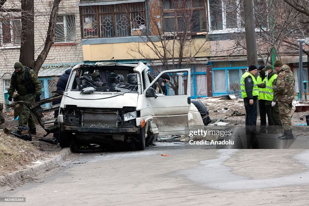 Blast in Kharkiv