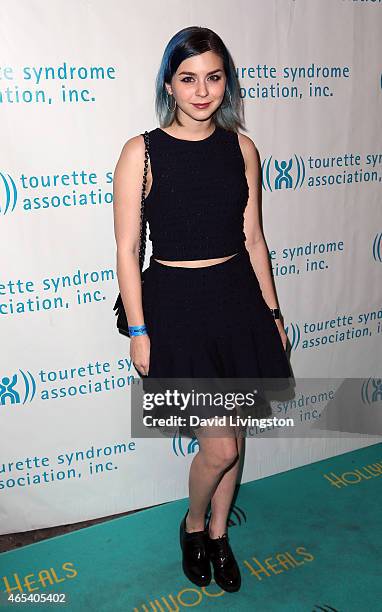 Recording artist Colette Carr attends the 2nd Annual Hollywood Heals: Spotlight On Tourette Syndrome at House of Blues Sunset Strip on March 5, 2015...