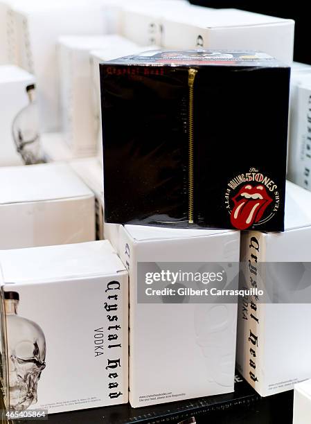 General view during Dan Aykroyd bottle signing of Crystal Head Vodka during 186th PHS Philadelphia Flower Show, 'Celebrate the Movies', at...