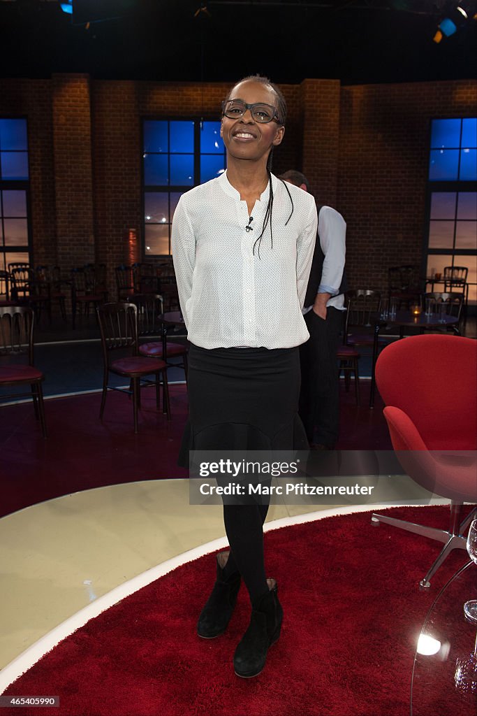 Presenter Shary Reeves attends the 'Koelner Treff' TV Show at the WDR ...