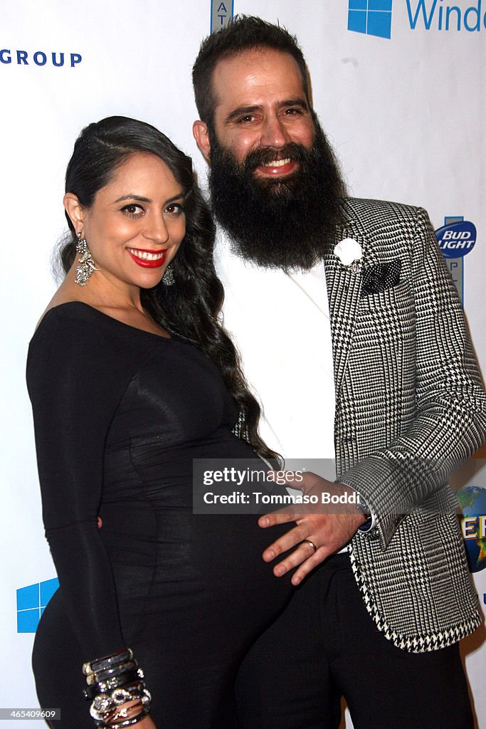 Sebu Singer Sebu Simonian of Capital Cities and guest attend the Universal Music ...