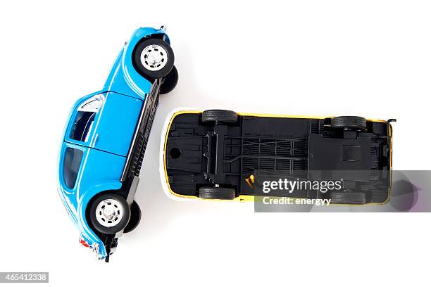 car crash - toy car accident stock pictures, royalty-free photos & images