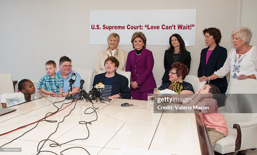 Attorney Gloria Allred DeBoer V. Snyder Marriage Equality Issue And U.S. Supreme Court News Conference