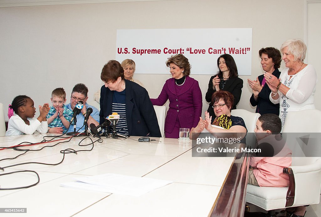 Attorney Gloria Allred DeBoer V. Snyder Marriage Equality Issue And U.S. Supreme Court News Conference