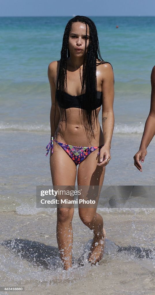 Celebrity Sightings In Miami - March 6, 2015