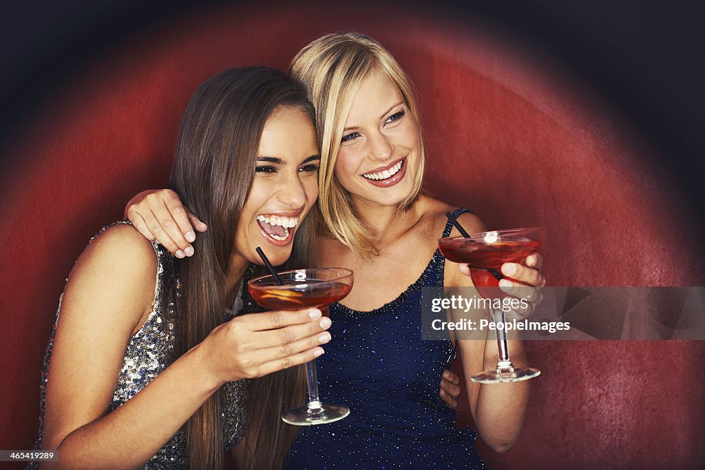 Best friends and cocktails