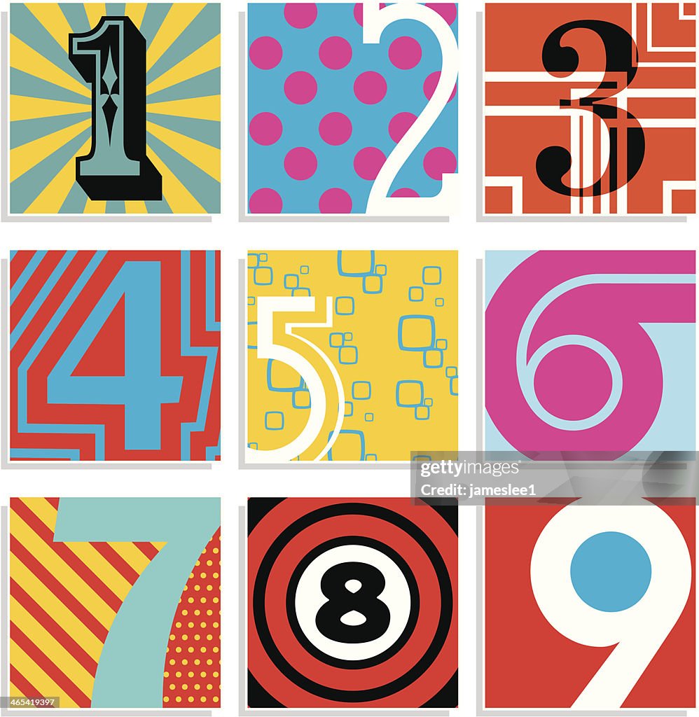 Pop Art Numbers