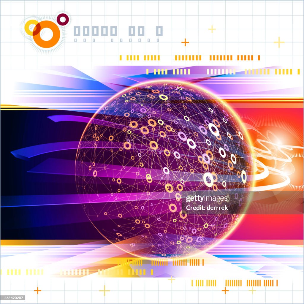 Abstract Communication Technology High-Res Vector Graphic - Getty Images