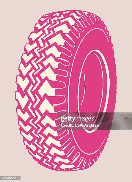 large tire - tyre marks stock illustrations
