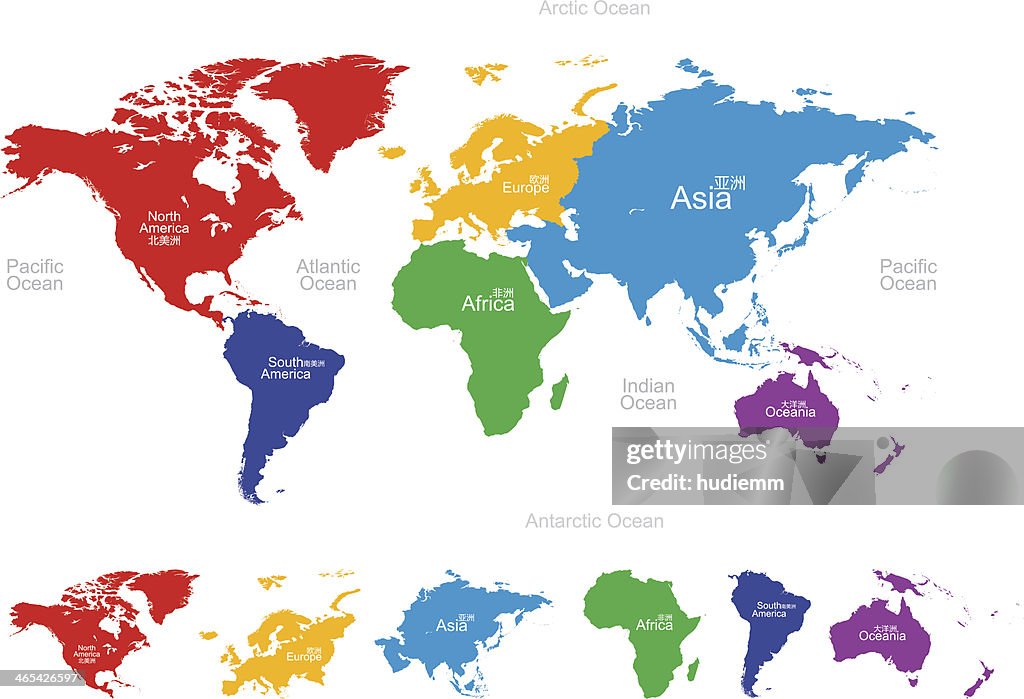 Vetor Mapa do Mundo