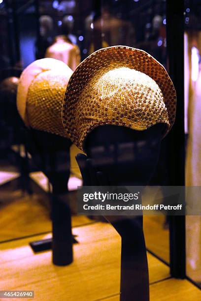 Dress Illustration view during the Jeanne Lanvin Retrospective : Opening Ceremony at Palais Galliera on March 6, 2015 in Paris, France.