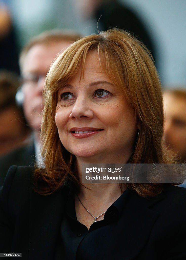 General Motors Co. Chief Executive Officer Mary Barra Gives News Conference At Opel Headquarters