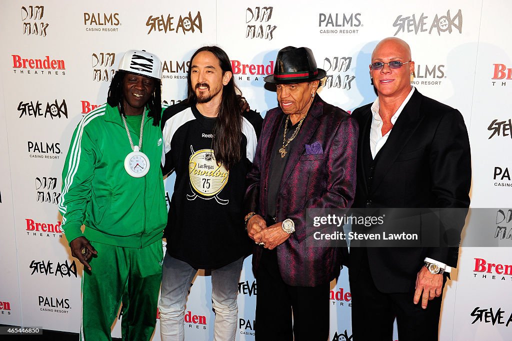 Steve Aoki Receives Brenden Celebrity Star At The Palms