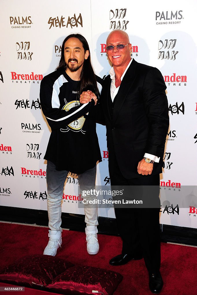 Steve Aoki Receives Brenden Celebrity Star At The Palms