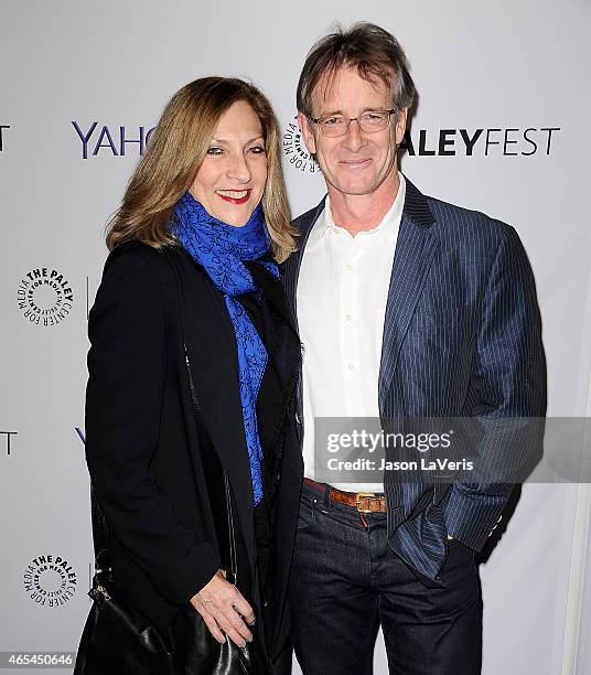 Lesli Linka Glatter and Patrick Harbinson attend the "Homeland" event at the 32nd annual PaleyFest at Dolby Theatre on March 6, 2015 in Hollywood,...