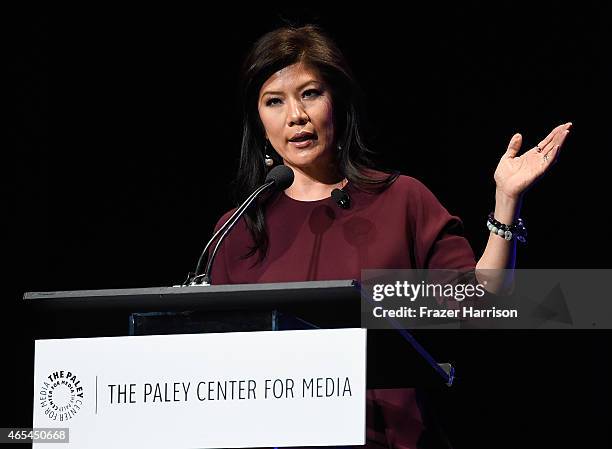 Moderator Julie Chen The Paley Center For Media's 32nd Annual PALEYFEST LA - "Homeland" at Dolby Theatre on March 6, 2015 in Hollywood, California.