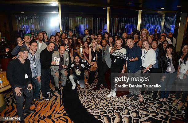 Producer/DJ Steve Aoli during his Brenden "Celebrity Star" at Palms Casino Resort on March 6, 2015 in Las Vegas, Nevada.