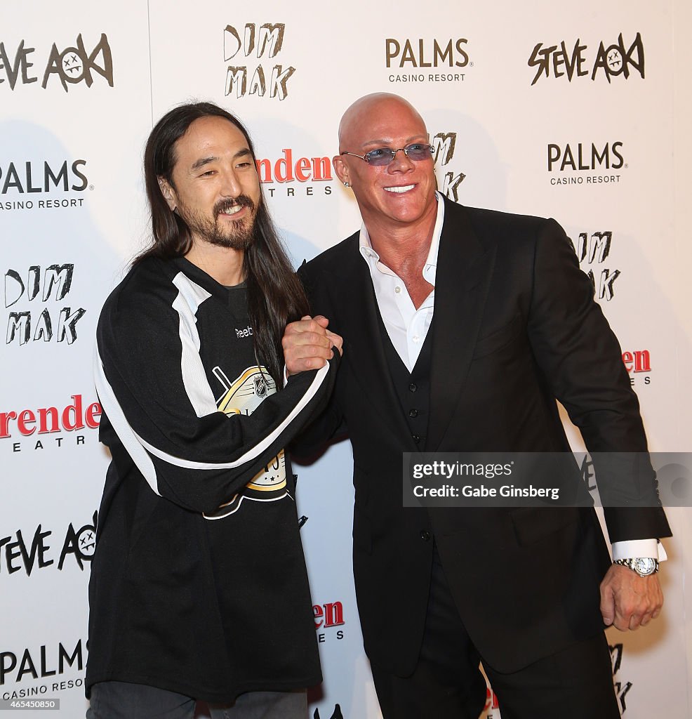 Steve Aoki Receives Brenden Celebrity Star At Palms Casino Resort